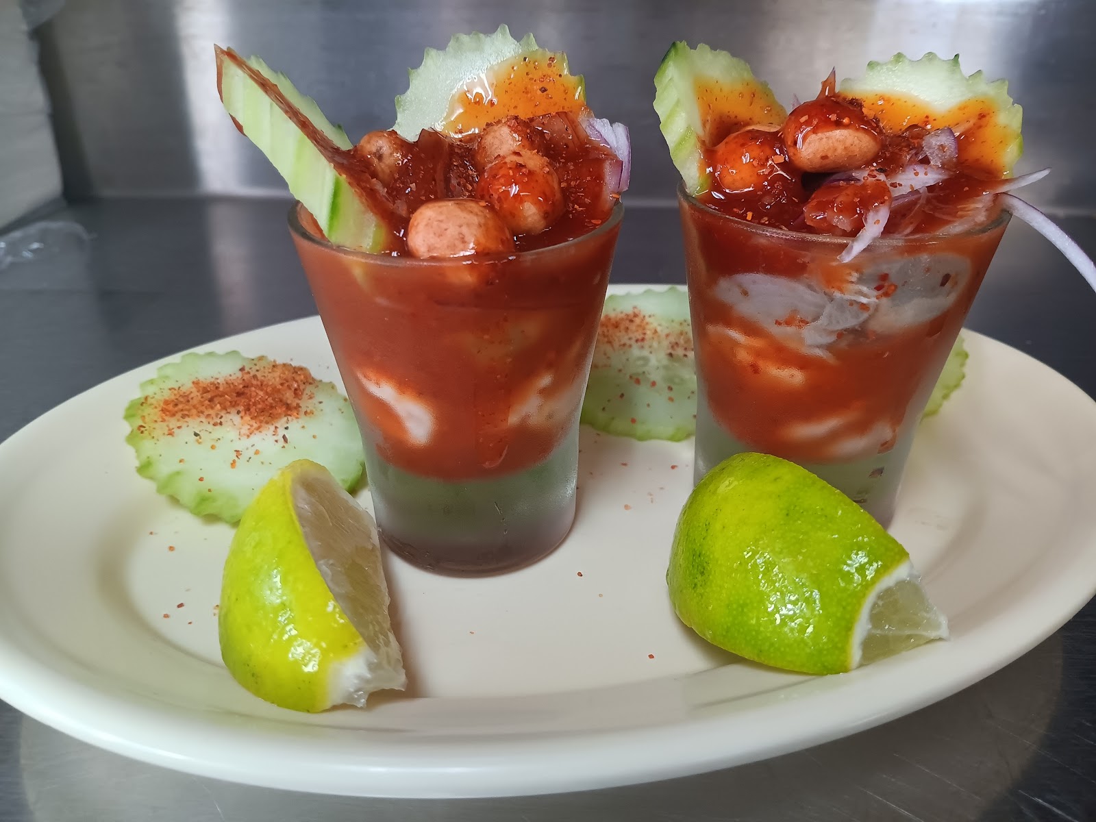Fresh plate at Taqueria Mariscos El Marinero