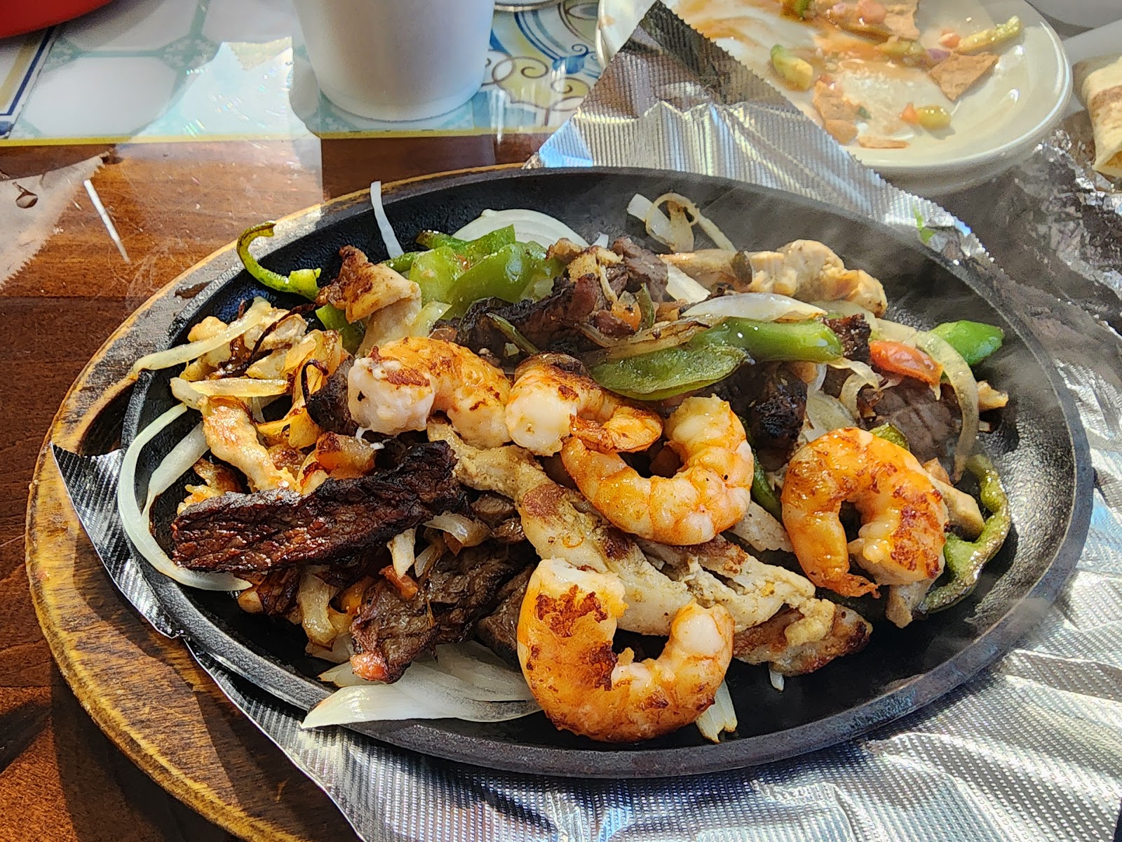 Dining at Taqueria Mariscos El Marinero