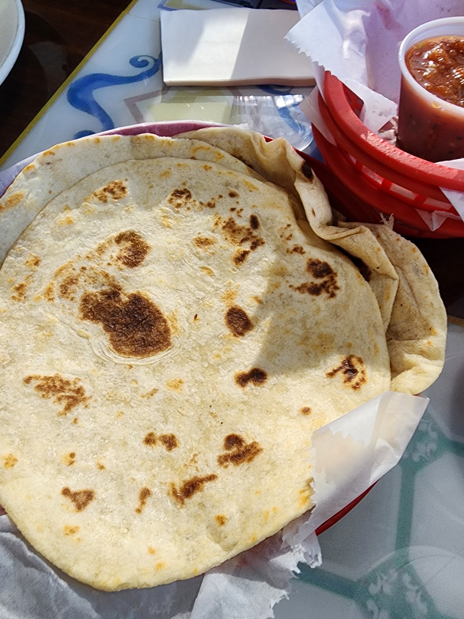 Meal at Taqueria Mariscos El Marinero